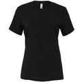 Black Heather - Front - Bella + Canvas Womens-Ladies CVC Relaxed Fit T-Shirt