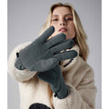 Steel Grey - Side - Beechfield Recycled Fleece Gloves