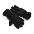 Black - Front - Beechfield Recycled Fleece Gloves