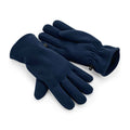 French Navy - Front - Beechfield Recycled Fleece Gloves