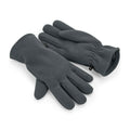 Steel Grey - Front - Beechfield Recycled Fleece Gloves