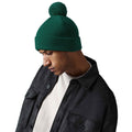 Bottle Green - Back - Beechfield Unisex Adult Original Pom Pom Beanie