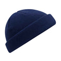 Oxford Navy - Front - Beechfield Unisex Adult Fisherman Recycled Beanie