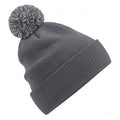 Graphite Grey-Light Grey - Front - Beechfield Snowstar Recycled Beanie