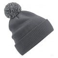 Graphite Grey-Light Grey - Back - Beechfield Snowstar Recycled Beanie