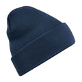 French Navy - Front - Beechfield Recycled Cuffed Beanie