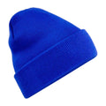 Bright Royal Blue - Front - Beechfield Recycled Cuffed Beanie