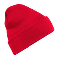 Classic Red - Front - Beechfield Recycled Cuffed Beanie