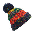 Crackling Campfire - Front - Beechfield Unisex Adult Corkscrew Pom Pom Beanie