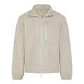 Natural - Front - Front Row Unisex Adult Sherpa Recycled Fleece Jacket