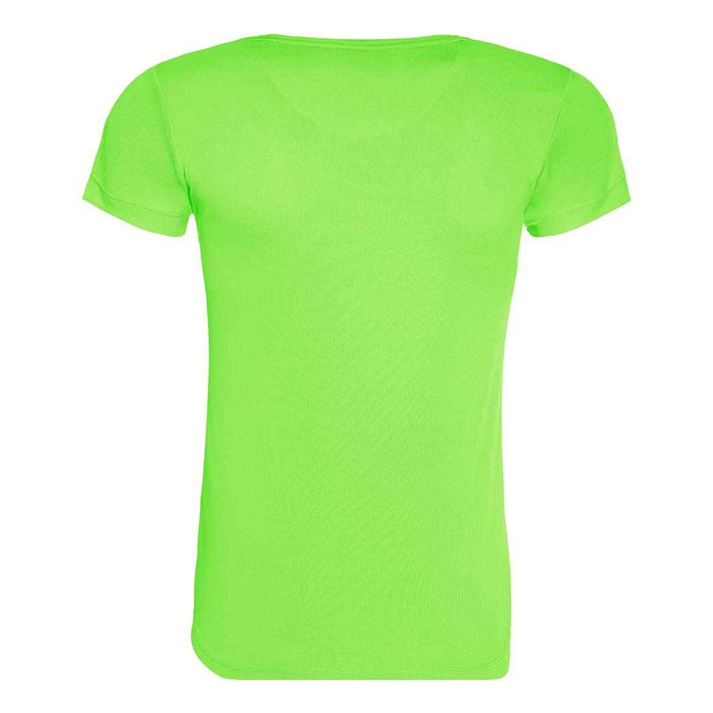 Electric Green - Back - Awdis Womens-Ladies Cool Recycled T-Shirt
