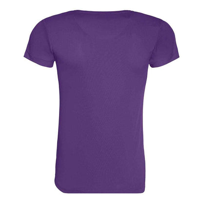 Purple - Back - Awdis Womens-Ladies Cool Recycled T-Shirt
