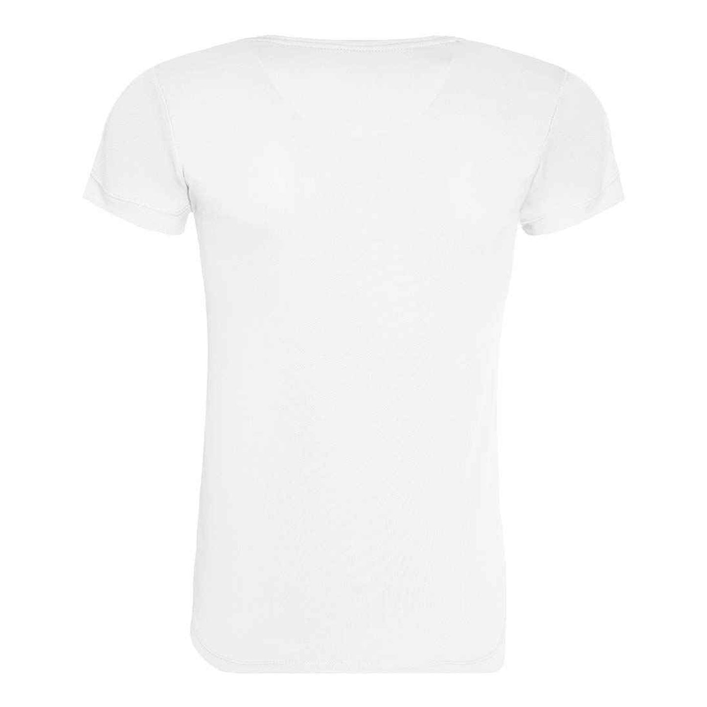 Arctic White - Back - Awdis Womens-Ladies Cool Recycled T-Shirt