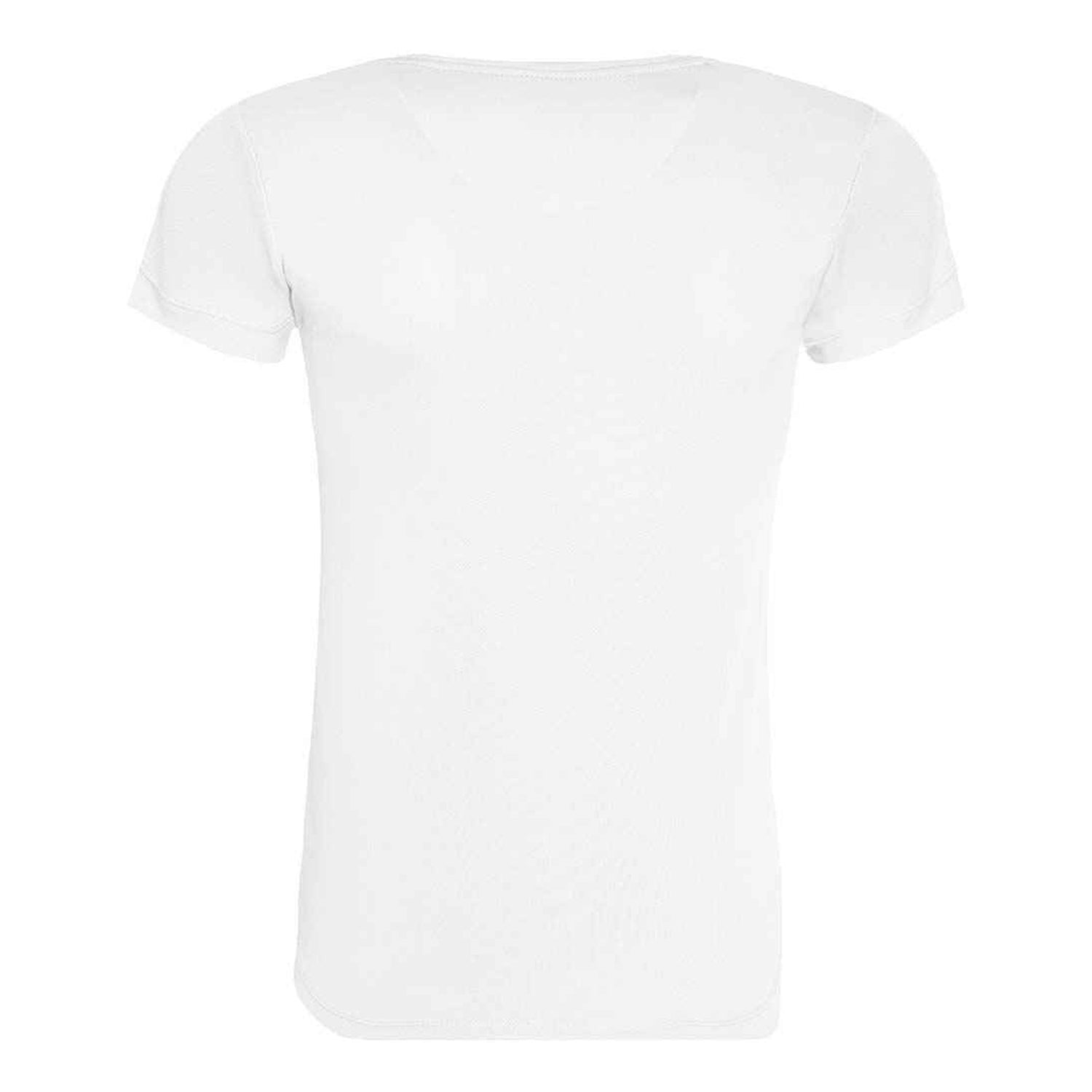 Arctic White - Back - Awdis Womens-Ladies Cool Recycled T-Shirt