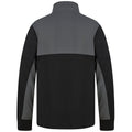 Black-Gunmetal Grey - Back - Finden & Hales Unisex Adult Quarter Zip Fleece Top
