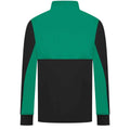 Black-Emerald - Back - Finden & Hales Mens Quarter Zip Track Top