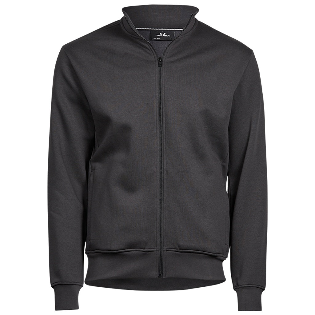 Dark Grey - Front - Tee Jays Mens Full Zip Jacket