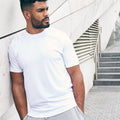 Arctic White - Side - AWDis Cool Unisex Adult Recycled T-Shirt