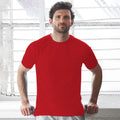 Fire Red - Back - AWDis Cool Unisex Adult Recycled T-Shirt