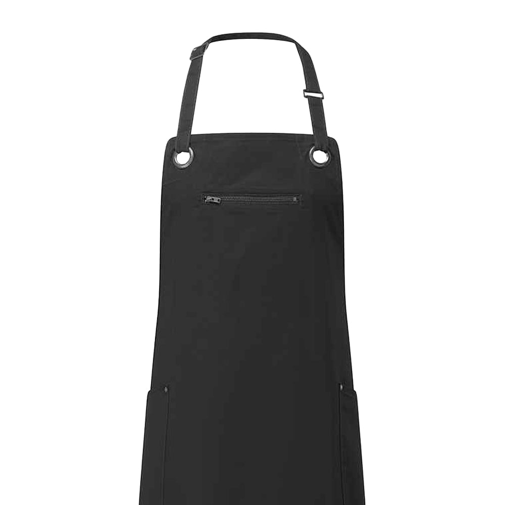 Black-Charcoal - Back - Premier Barley Recycled Full Apron