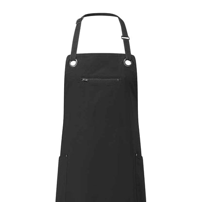 Black-Charcoal - Back - Premier Barley Recycled Full Apron