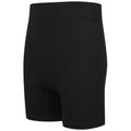 Black - Side - Tombo Childrens-Kids Seamless Cycling Shorts