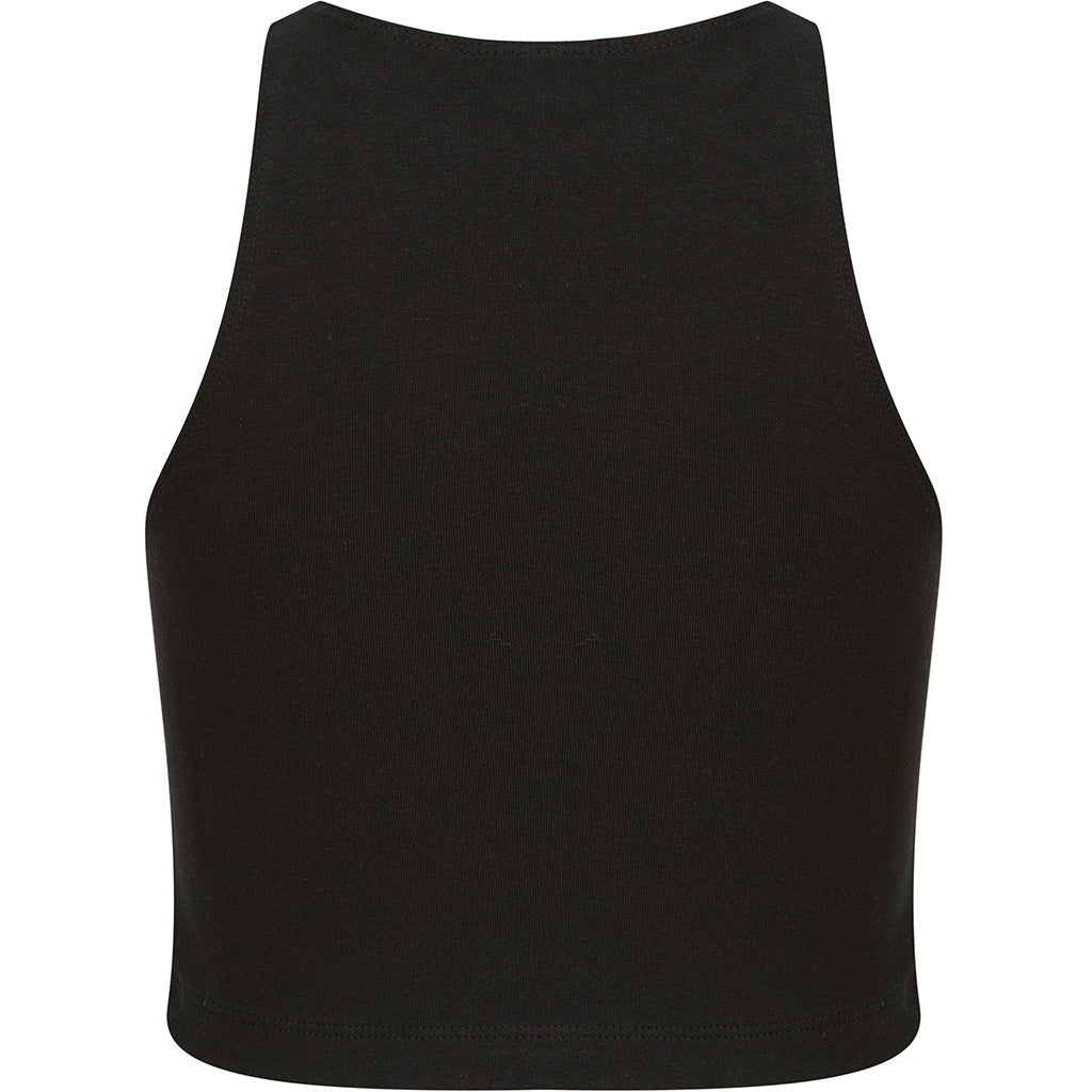 Black - Side - SF Minni Girls Crop Top