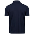 Navy - Back - Tee Jays Mens Power Pique Organic Polo Shirt
