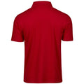 Red - Back - Tee Jays Mens Power Pique Organic Polo Shirt