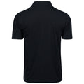 Black - Back - Tee Jays Mens Power Pique Organic Polo Shirt