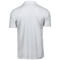 White - Side - Tee Jays Mens Power Pique Organic Polo Shirt