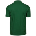 Forest Green - Back - Tee Jays Mens Power Pique Organic Polo Shirt