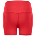 Hot Coral - Back - Tombo Womens-Ladies Pocket Shorts