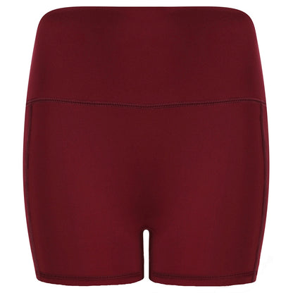 Dark Burgundy - Front - Tombo Womens-Ladies Pocket Shorts