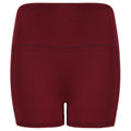 Dark Burgundy - Front - Tombo Womens-Ladies Pocket Shorts
