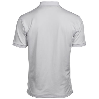 White - Back - Tee Jays Mens Club Polo Shirt