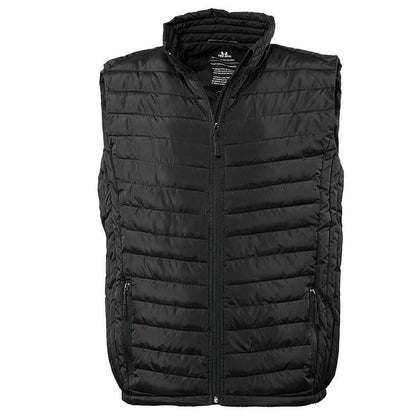 Black - Front - Tee Jays Mens Zepelin Padded Body Warmer