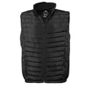 Black - Front - Tee Jays Mens Zepelin Padded Body Warmer