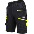 Black - Side - Portwest Mens Detachable Holster Pocket Shorts