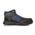 Briar Grey-Oxford Blue - Back - Regatta Mens Claystone S3 Safety Boots