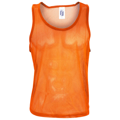 Orange - Back - SOLS Mens Anfield Sports Training Bib