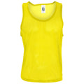 Lemon - Front - SOLS Mens Anfield Sports Training Bib