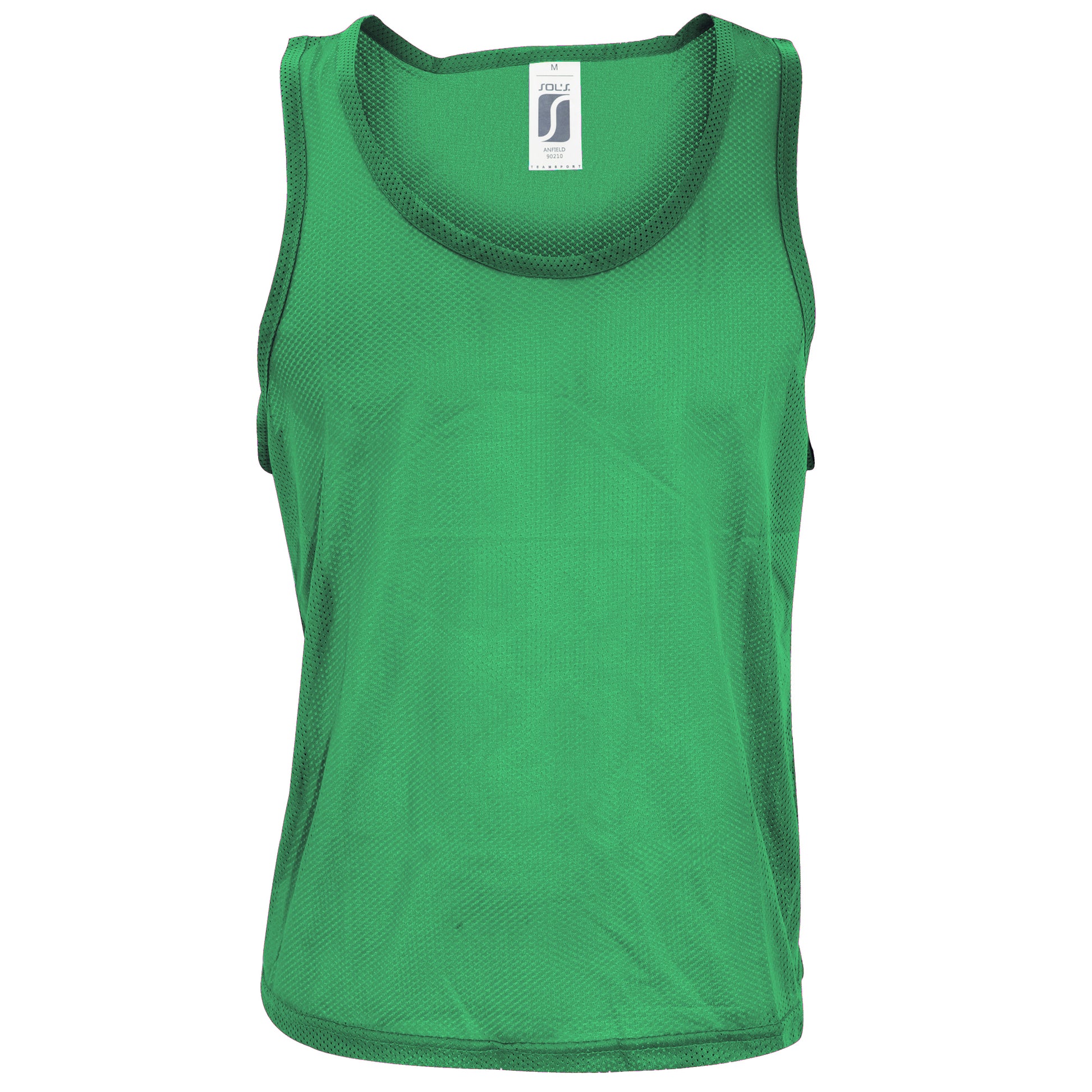Bright Green - Front - SOLS Mens Anfield Sports Training Bib