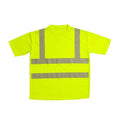 Fluorescent Yellow - Front - Warrior Unisex Adult Hi-Vis T-Shirt