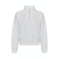 Arctic White - Front - Awdis Womens-Ladies Cropped Sweatshirt