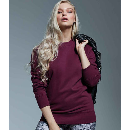 Burgundy - Back - Anthem Unisex Adult Organic Sweatshirt