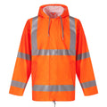 Orange - Front - Yoko Unisex Adult Flex U-Dry Hi-Vis Jacket