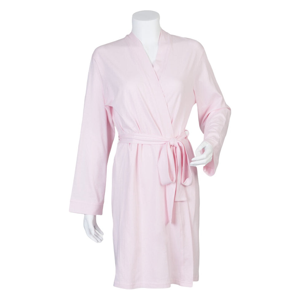 Light Pink - Front - Towel City Womens-Ladies Wrap Robe