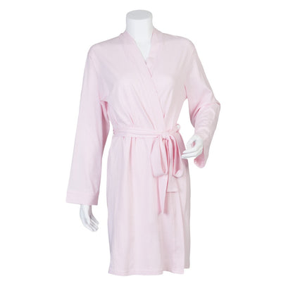 Light Pink - Front - Towel City Womens-Ladies Wrap Robe