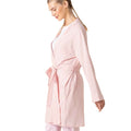 Light Pink - Back - Towel City Womens-Ladies Wrap Robe